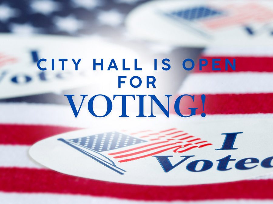 City Hall is Open For Voting